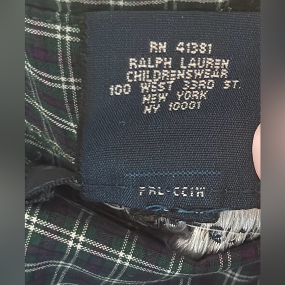 Polo Ralph Lauren Short Sleeve Button Down Boy’s Shirt Size 7 - Picture 5 of 8